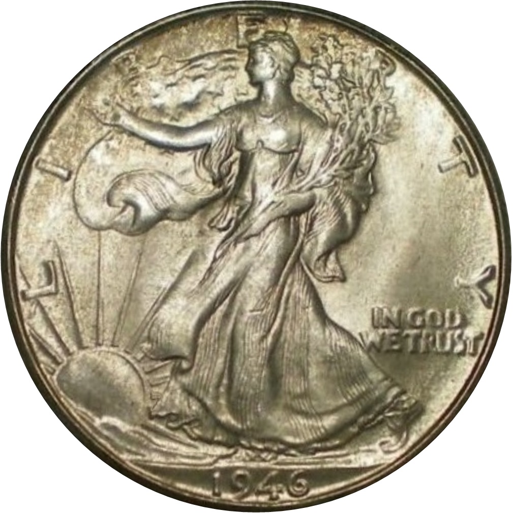 1946-D-Liberty-Walking-Half-Dollar